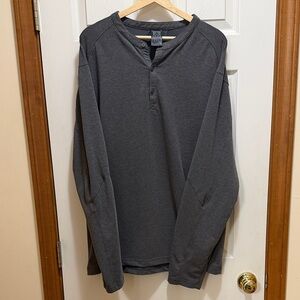 Men's Charcoal Button Down Shirt